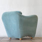 イデー IDEE ミニミラーアームチェア MINI MILLER ARM CHAIR パーソナルチェア シングルソファ ファブリック ブルーグレー ◇