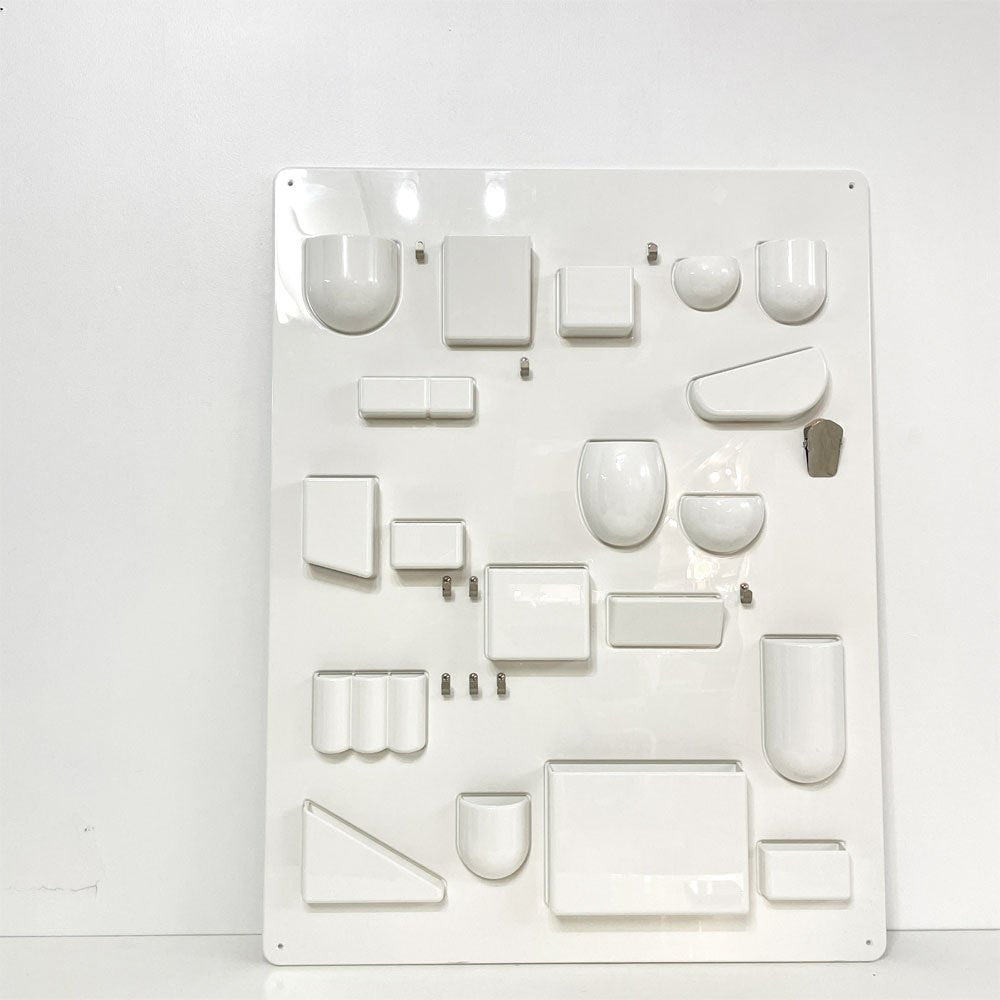 ヴィトラ vitra ウーテンシロ1 Uten.Silo 1 ホワイト 壁掛け収納 ウォールシェルフ インゴ・マウラー & ドロシー・ベッカー ミッドセンチュリー スペースエイジ ●