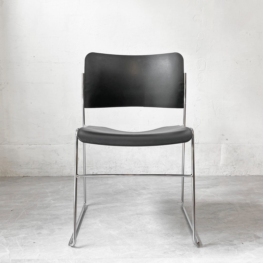 ハウ HOWE 40/4 サイドチェア SIDE CHAIR スタッキングチェア デビッド・ローランド David Rowland モダンデザイン B ★