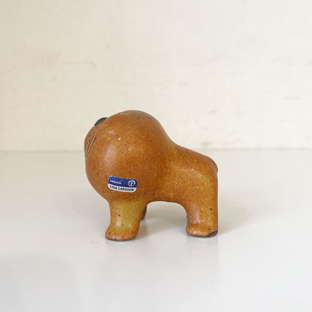 グスタフスベリ GUSTAVSBERG ケンネル Kennel ブルドッグ Bulldog Mini ミニ H6.5cm 陶製フィギュリン リサ・ラーソン スウェーデン 北欧ビンテージ ◎