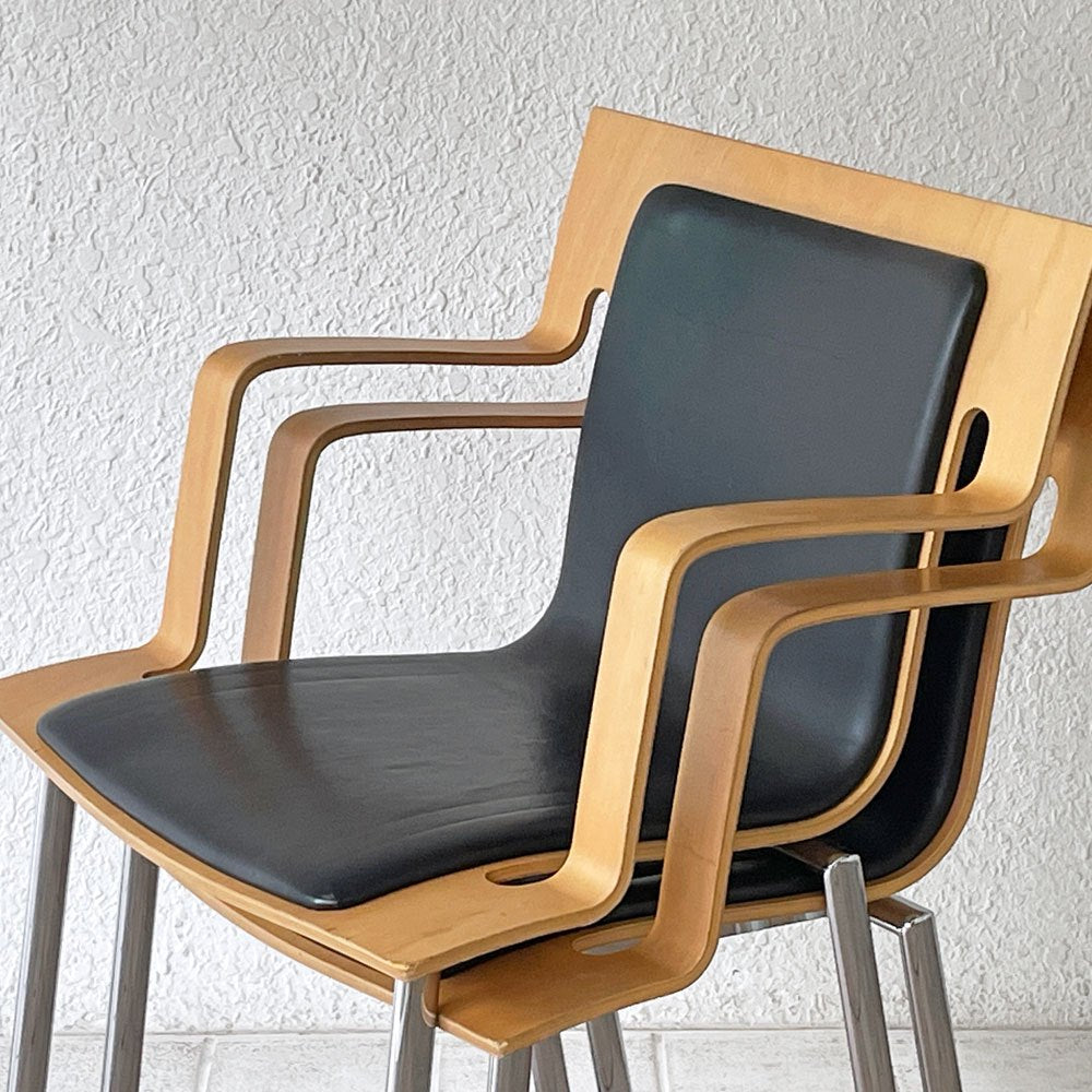 ラムホルツ LAMMHULTS コーパス アームチェア Corpus Armchair プライウッド アームチェア バーチ材 スタッキング スウェーデン 北欧家具 B ◇