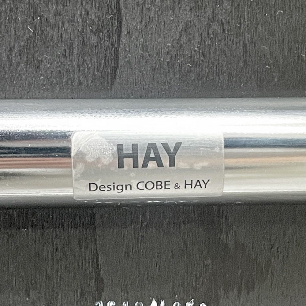 ヘイ HAY ハーフタイムチェア HALFTIME CHAIR ダイニングチェア スタッキング プライウッド スチール ブラック 北欧 デンマーク モダン 現状品 A ●