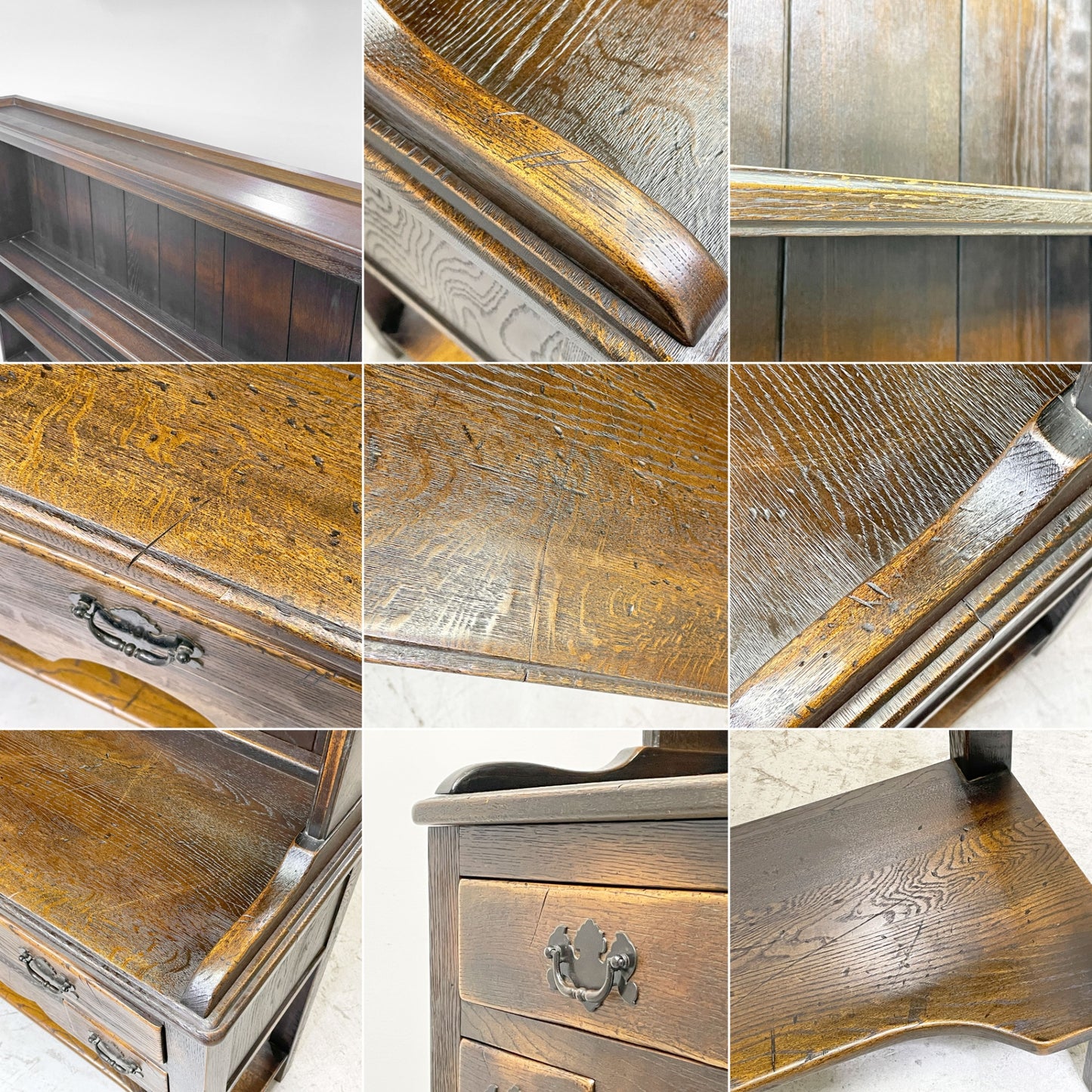 飛騨産業 HIDA キツツキ プロヴィンシャル PROVINCIAL カップボード プレートラック 4段 5ドロワー 食器棚 オーク材 カントリースタイル ●