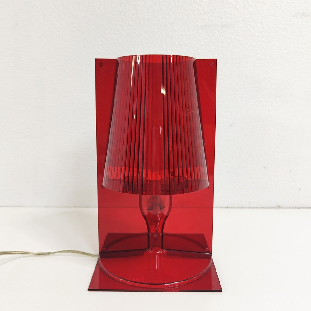 カルテル Kartell テイク TAKE テーブルランプ ポリカーボネート製 フェルーチョ・ラヴィアーニ Ferruccio Laviani レッド イタリア ●