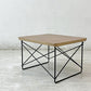 ハーマンミラー Herman Miller イームズワイヤーベースローテーブル Eames Wire Base Low Table LTRT ウォールナット  ミッドセンチュリー 定価￥60,500- ●
