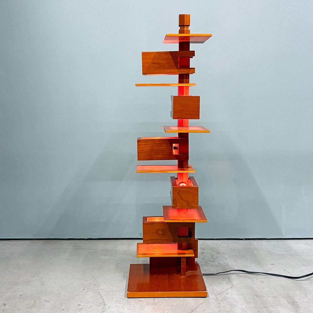 フランク・ロイド・ライト FRANK LLOYD WRIGHT タリアセン3 TALIESIN3 テーブルランプ チェリー ヤマギワ取扱い YAMAGIWA 定価￥160,600- ◎