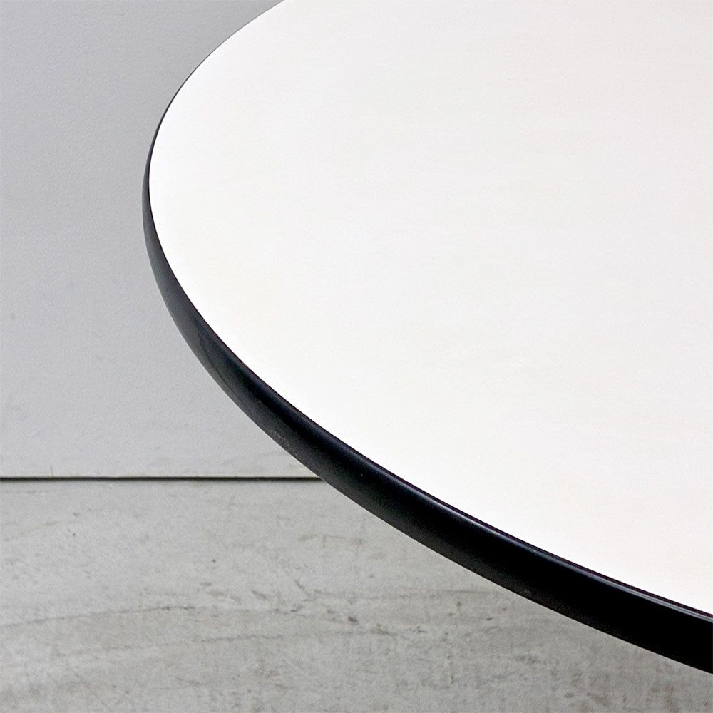 ハーマンミラー Herman Miller コントラクトテーブル ラウンドテーブル W90×H71cm ダイニングテーブル イームズ ミッドセンチュリーデザイン ●