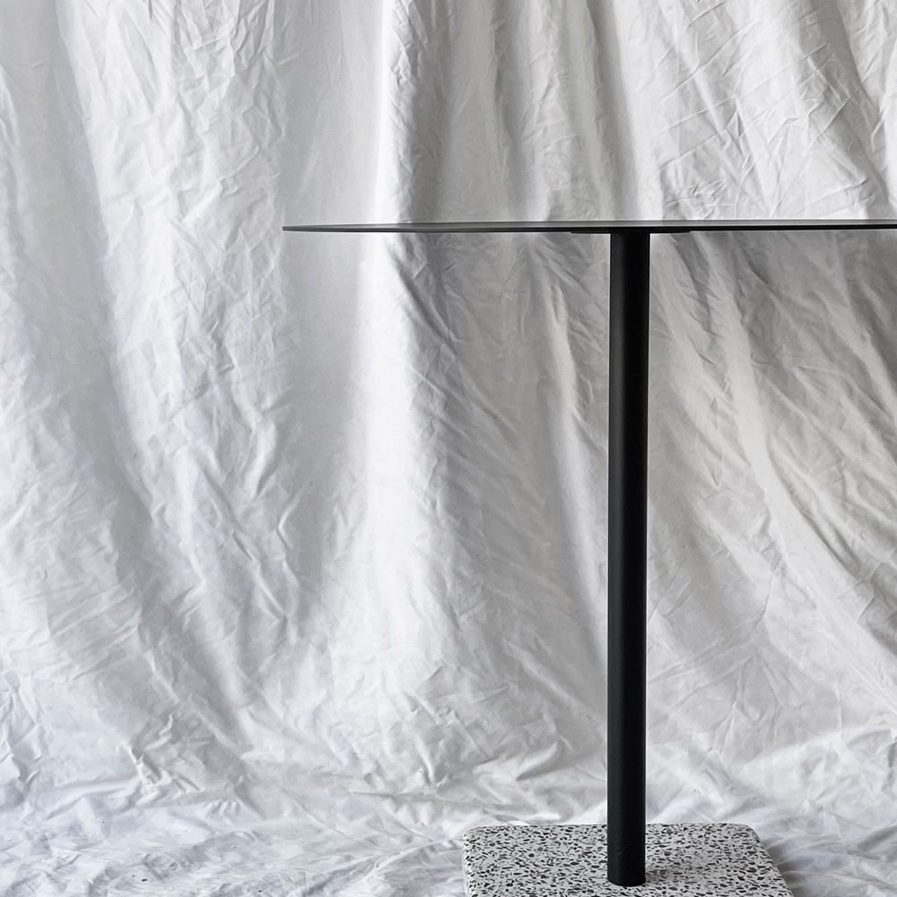 ヘイ HAY テラゾー TERRAZZO TABLE ラウンドテーブル カフェテーブル アンスラサイト 人工大理石 デンマーク 北欧家具 ◇