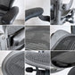 ハーマンミラー Herman Miller アーロンチェア Bサイズ ランバーサポート グラファイトベース ビル・スタンフ ＆ ドン・チャドウィック 現状品 ■