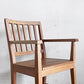 北の住まい設計社 ミッションアームチェア Mission arm chair ダイニングチェア 板座 パイン材 ナチュラル ■