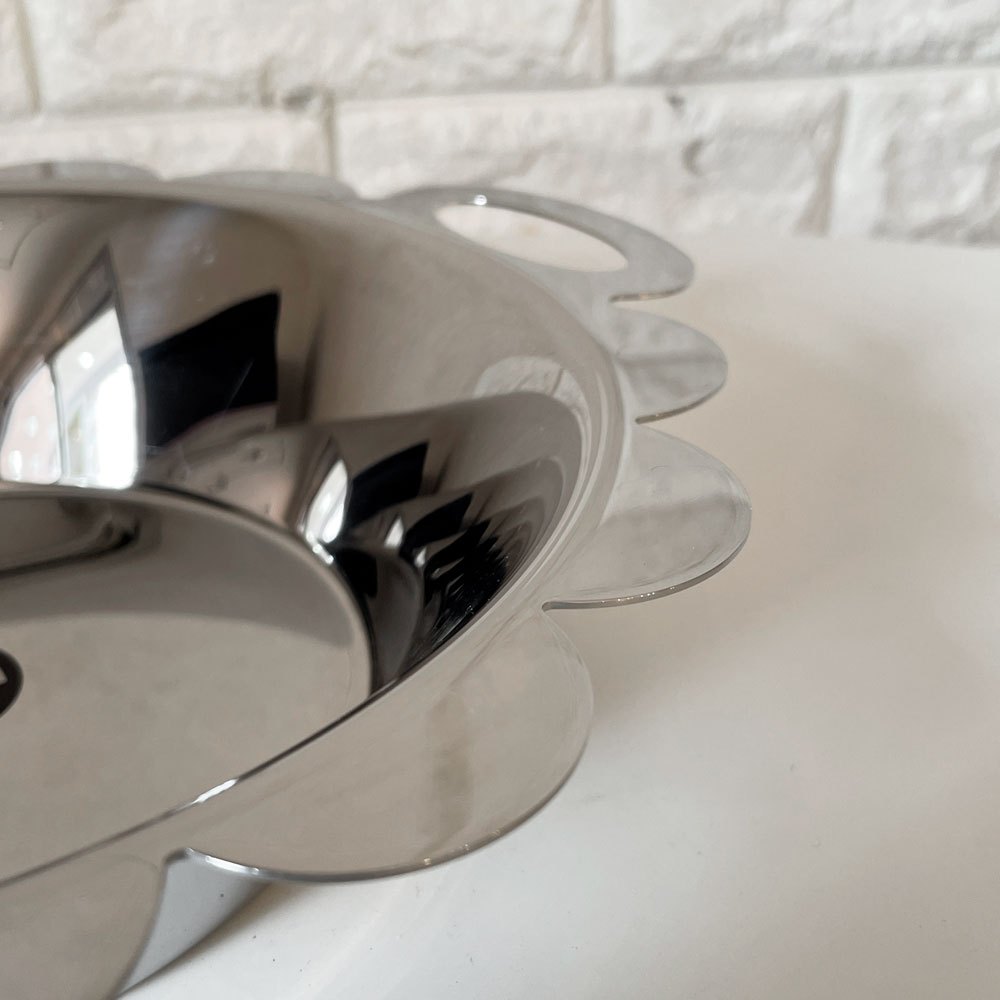 アレッシィ ALESSI レチント Recinto 取っ手付きボウル アレッサンドロ・メンディーニ ステンレススチール W29cm イタリア ◎
