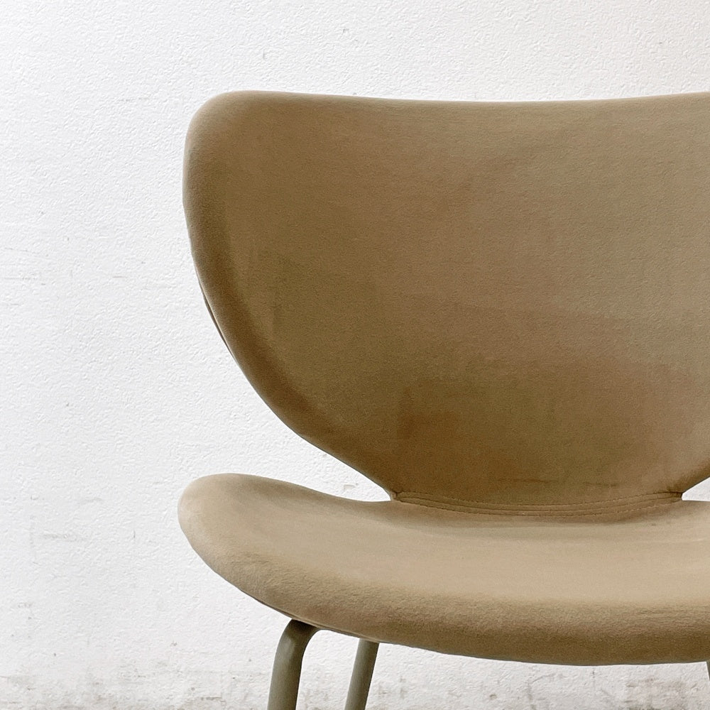 ボーコンセプト Bo Concept ハミルトンチェア Hamilton chair ダイニングチェア ファブリック ベルベット サンド モダンデザイン 北欧 デンマーク A ●