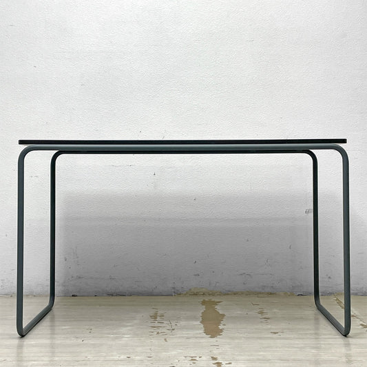 無印良品 MUJI ×トーネット THONET スチールパイプデスク Lサイズ ダークグレー バウハウス ●