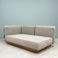 モモナチュラル Momo Natural エヌボックス ソファ N.BOX SOFA 2.5P ONE ARM オーク材 片アーム ローソファ ◎
