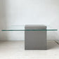 モーダエンカーサ moda en casa フライングテーブル FLYING TABLE コンクリートベース ガラス ローテーブル 定価 ￥74,800- ★