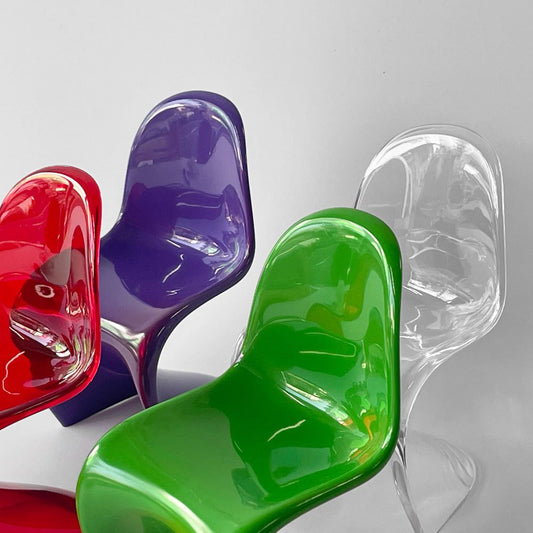 ヴィトラ デザインミュージアム Vitra Design Museum ミニチュアコレクション パントンチェア 1/6スケール 限定カラー グリーン 箱付き ◇
