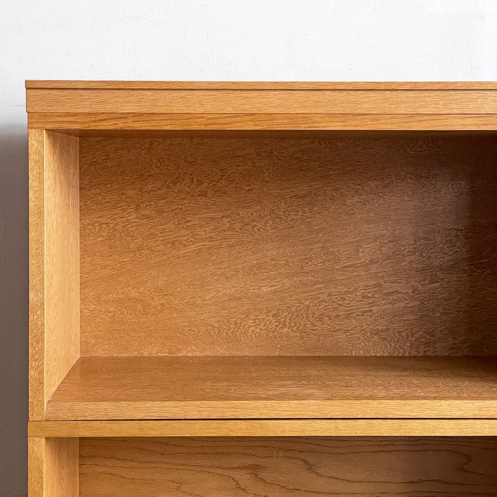 パシフィックファニチャーサービス P.F.S スタッキング ブックケース STACKING BOOK CASE Lサイズ 2段 + TOP&BASE オーク材 ■