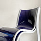 カルテル Kartell FPE chair スタッキングチェア ダイニングチェア 2脚セット アルミ ポリプロピレン ブルー ロンアラッド イタリアモダン 廃番 A ■