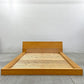 シボネ CIBONE ブルーノ メープル材 ベッドフレームのみ クイーンサイズ W178cm ステージベッド 〓