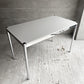 USMハラー USM Haller モジュラーファニチャー ハラーテーブル ワークデスク ダイニングテーブル MDF ピュアホワイト アジャスター付 高さ調節機能付き スイス ♪