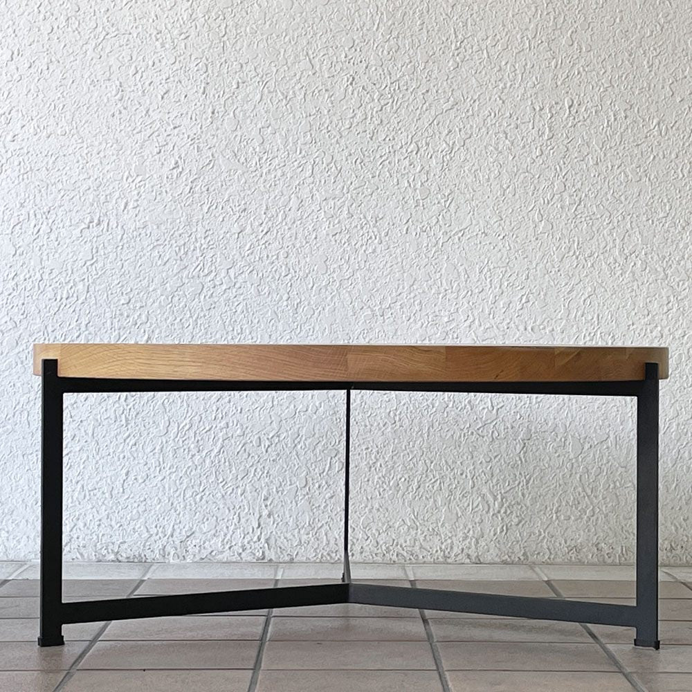ディーケースリー dk3 プラトー PLATEAU リビングテーブル オーク無垢材 Φ80cm ローテーブル デンマーク ACTUS取り扱い 定価139,700円 ◇