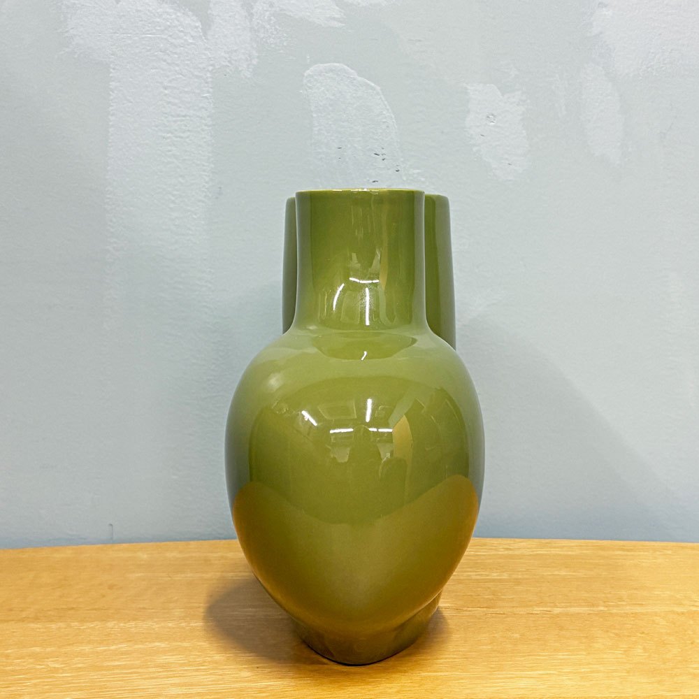 ヘイ HAY チュビー Chubby Vase フラワーベース オリーブグリーン H20cm ワン＆ソーダーストロム Wang & Soderstrom デンマーク ◎
