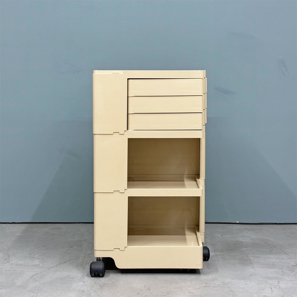 ビーライン B-LINE ボビーワゴン Boby Wagon 3段3トレイ ベージュ 日本限定カラー ジョエ・コロンボ イタリア MoMA ミッドセンチュリー 廃番カラー ◎