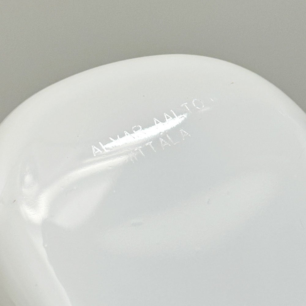 イッタラ iittala アルヴァ アアルト コレクション Alvar Aalto Collection ベース フラワーベース 花瓶 オパールホワイト H12cm フィンランド 北欧雑貨 ●