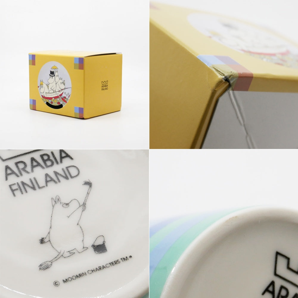 アラビア ARABIA ムーミンマグ MOOMIN ドルフィンダイブ 2007年 夏限定 フィンランド 北欧食器 箱付き ●
