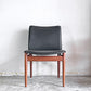 フランス＆サン France&Son 191チェア ダイニングチェア ラウンジチェア チーク材 レザー張り フィンユール Finn Juhl 北欧家具 ビンテージ ■