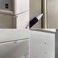モンタナ MONTANA システムシェルフユニット SYSTEM SHELF UNIT アイボリー 4ユニット キャビネット 木製扉キャビネット2種+ドロワー+ベース デンマーク ♪