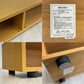 無印良品 MUJI オーク材 AVボード スタッキングシェルフ ロータイプ W162.5cm 配線孔2口 ナチュラル シンプルデザイン ●