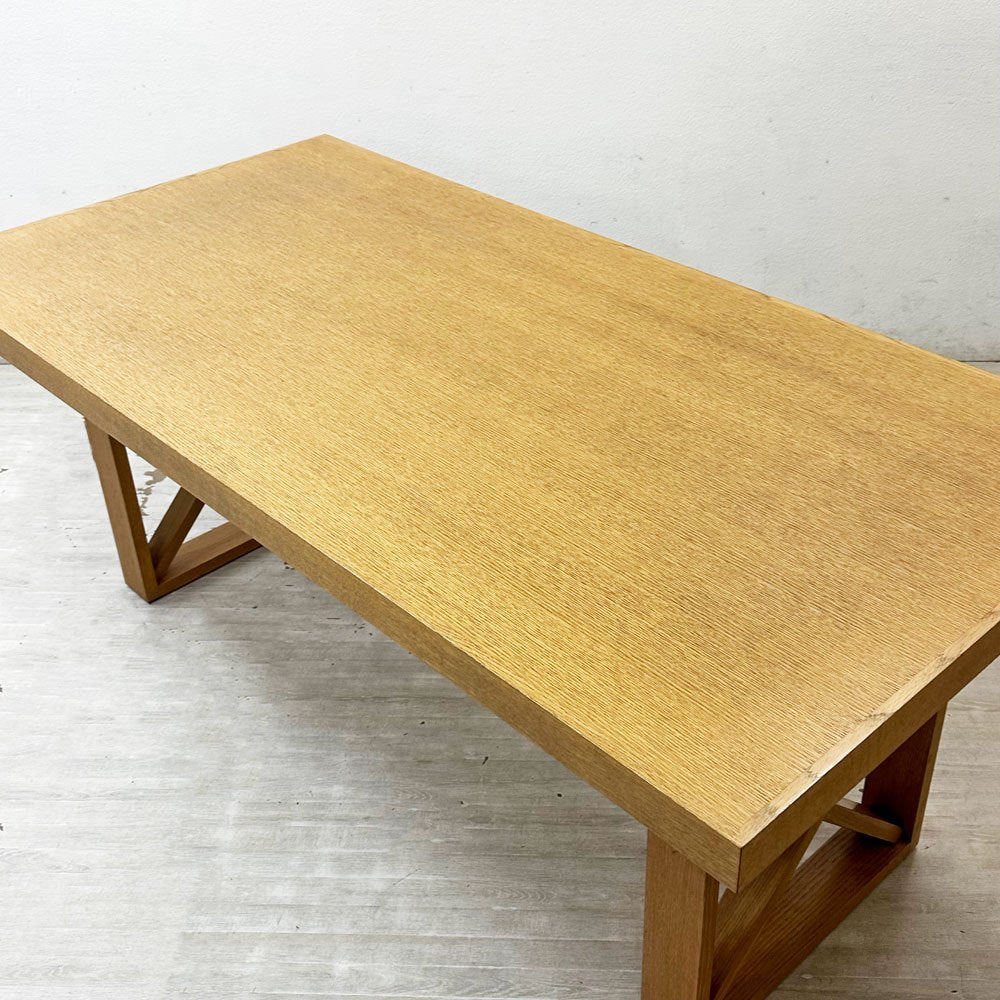 日進木工 NISSIN ダイニングテーブル オーク材 W180cm ナチュラルデザイン 飛騨家具  ACTUS取り扱い ●