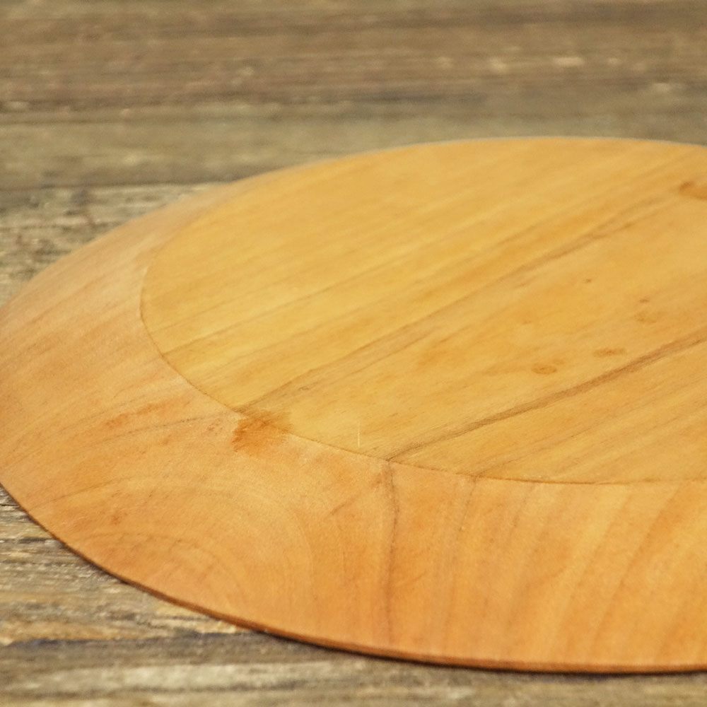 木工房玄 高塚和則 パン皿 大 さくら 24cm プレート 現代作家 ◎