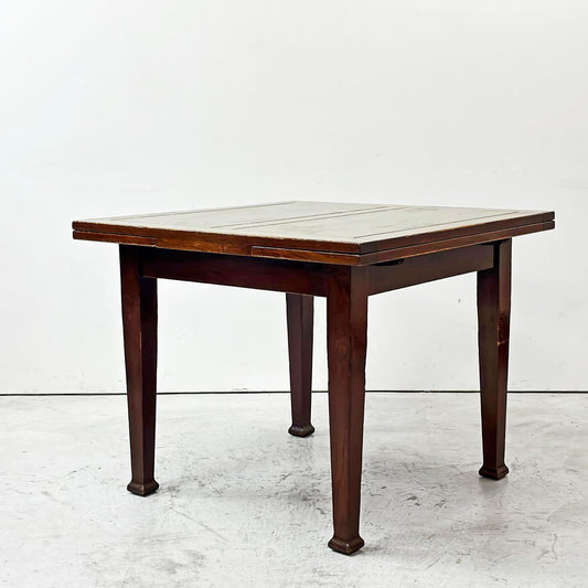 UKビンテージ UK vintage オーク材 ドローリーフテーブル 4本脚 伸長 EXテーブル 英国家具 アンティーク ●