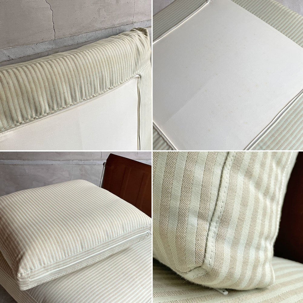 ビーアンドビー イタリア B&B Italia デイエシス DIESIS ラウンジチェア 1Pソファ ファブリック レザー ボルスタークッション付き アントニオ・チッテリオ モダンデザイン ♪