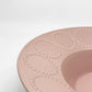 ミナペルホネン mina perhonen タンバリン ピンク 深皿 陶器 ハンドメイド ●