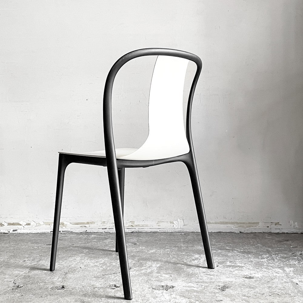 ヴィトラ Vitra ベルヴィルチェア Belleville Chair ダイニングチェア スタッキングチェア クリーム ロナン & エルワン・ブルレック A ■