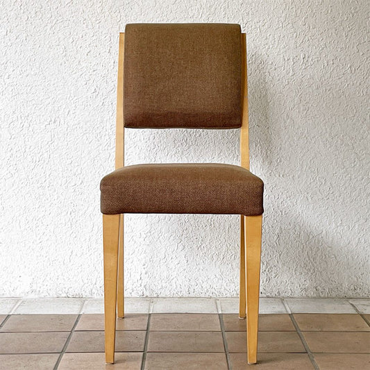 イデー IDEE アラダン チェア ALADIN Chair ダイニングチェア ブラウン ファブリック メープル材 植木莞爾 廃番 ◇