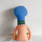 ボビーダズラー BOBBY DAZZLER 鳥のぬいぐるみ ブルー×オレンジ ハンドメイドドール 人形 H46.5cm イギリス ■