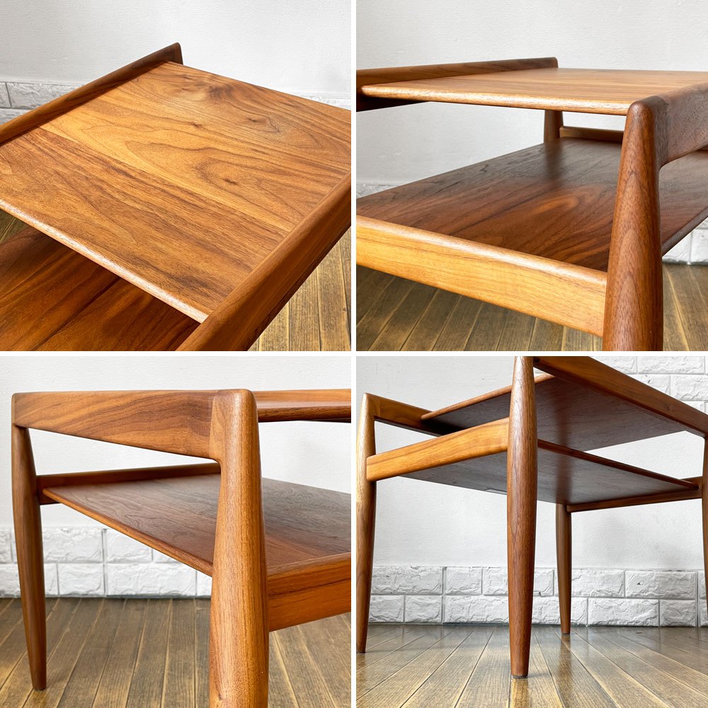 宮崎椅子製作所 UNI Side table ユニ サイドテーブル ウォールナット材 カイ・クリスチャンセン ◎