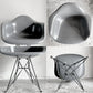 ハーマンミラー Herman Miller アームシェルチェア 現行FRP製 エレファントハイドグレー エッフェルベース C&R イームズ ミッドセンチュリー ■
