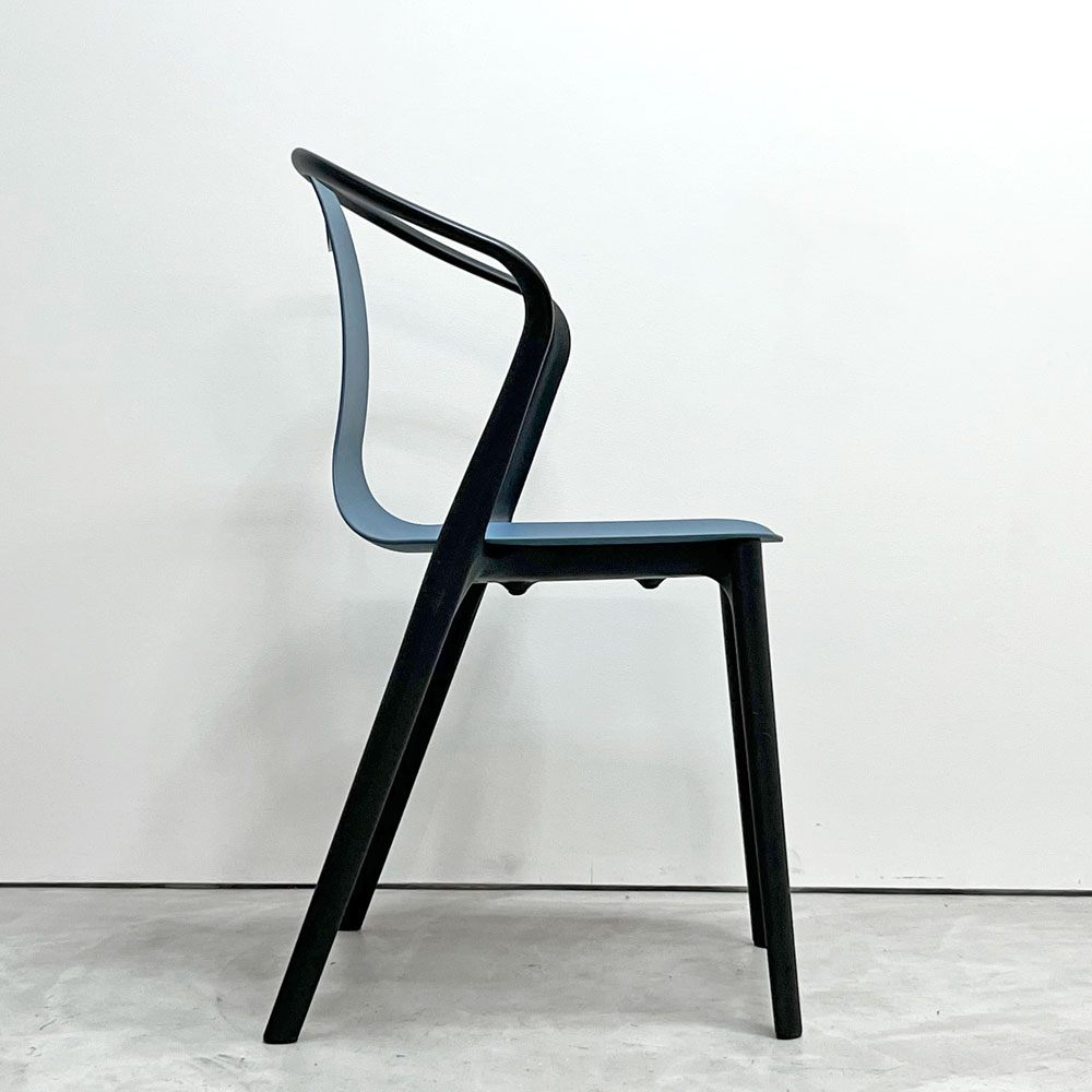 ヴィトラ Vitra Belleville Chair ベルヴィル アーム チェア ロナン & エルワン・ブルレック シーブルー A ●