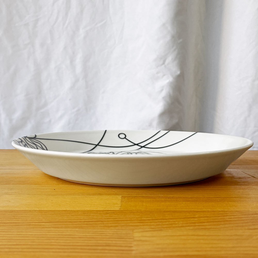 イッタラ × マリメッコ iittala × marimekko ボットナ BOTTNA プレート 21cm 2枚セット アンナ・ダニエルソン Anna Danielsson 北欧食器 フィンランド 廃番 B ◇
