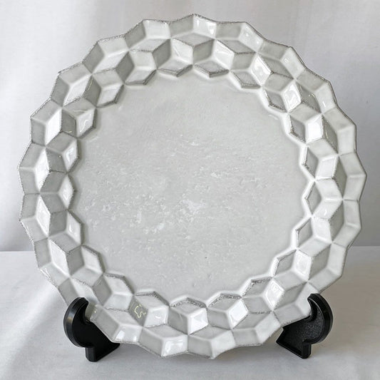 アスティエ・ド・ヴィラット Astier de Villatte キューブ Cube スーププレート フランス 23cm A ◇