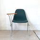 ハーマンミラー Herman Miller サイドシェルチェア セカンド 2nd ビンテージ アプホルスター スクールベース スタッキングベース 肘掛けテーブル付 イームズ ミッドセンチュリー I ★