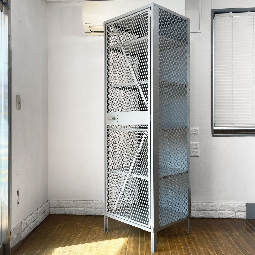 リオン LYON メッシュロッカー MESH LOCKER スチール グレー W61 パシフィックファニチャー P.F.S取扱 インダストリアル USA 米国 ◎