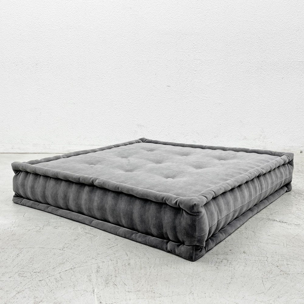 ロッシュ ボボア ROCHE BOBOIS マ ジョン Mah Jong ソファ ローソファ シートクッション グレー フランス 〓