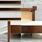 スタンダードトレード STANDARD TRADE ベッドフレーム Rudder Head ラダーヘッド BED-01C ダブルサイズ 無垢楢材 Dark Oak 参考定価42万円 〓