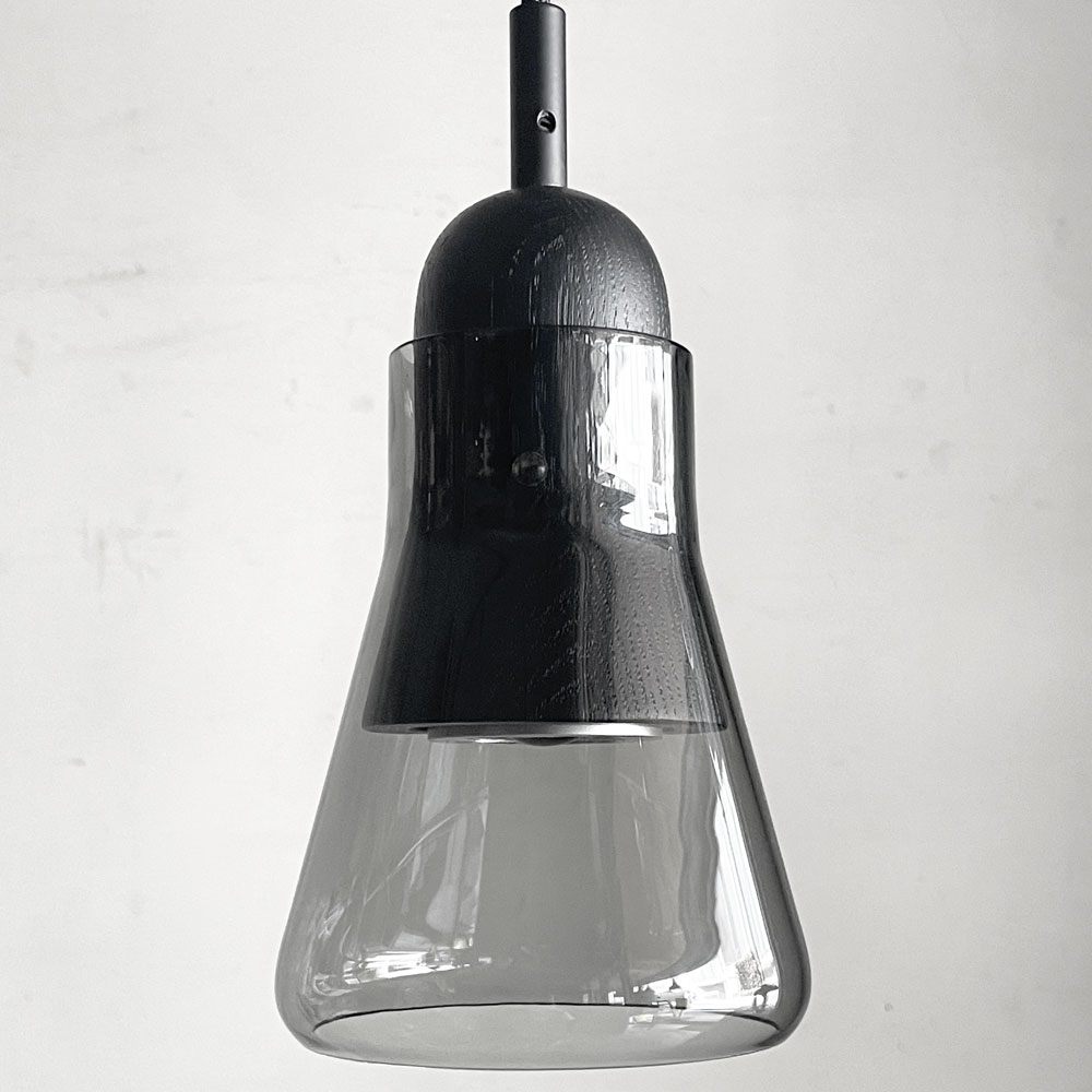 ブロッキス BROKIS シャドウ01 SHADOWS01 ペンダントライト スモークグレイ×ブラック 吹きガラス チェコ モダンデザイン ■